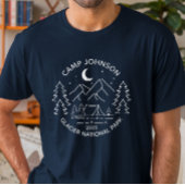 Matching-Camping für benutzerdefinierte Familiengr T-Shirt