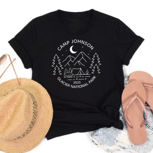 Matching-Camping für benutzerdefinierte Familiengr T-Shirt