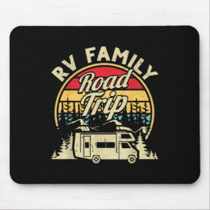 Matching Camping Rv Family Road Mousepad