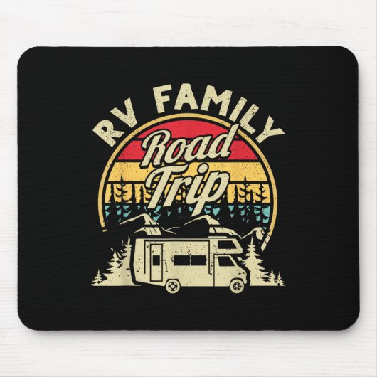 Matching Camping Rv Family Road Mousepad (Vorne)