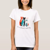 Matching Cats Trio T - Shirt (Vorderseite)