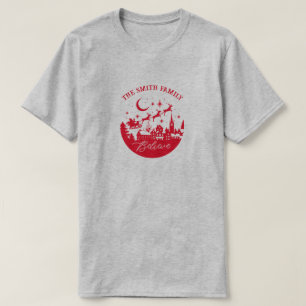 Matching Christmas Glauve Family T - Shirt