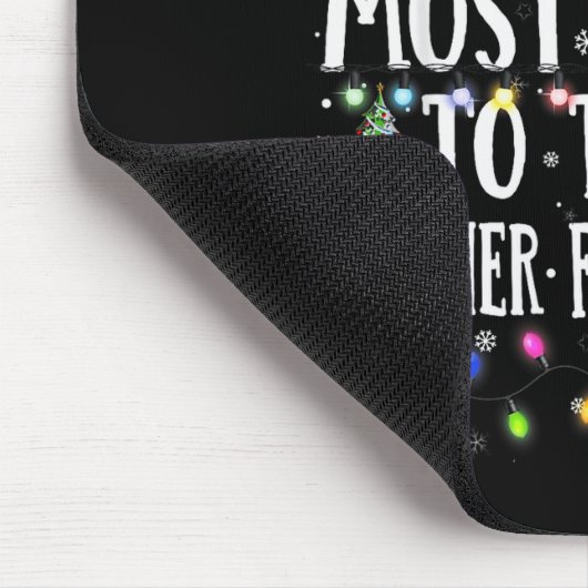 Matching Christmas Pjs Most Likely To Trade Brothe Mousepad (Ecke)