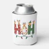 Matching Christmas Santa Hat Ho Ho Ho Giraffe Anim Dosenkühler