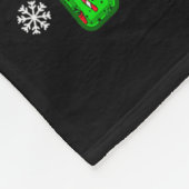 Matching Christmas Santa Hat Ho Ho Ho Meerkat Anim Fleecedecke (Ecke)