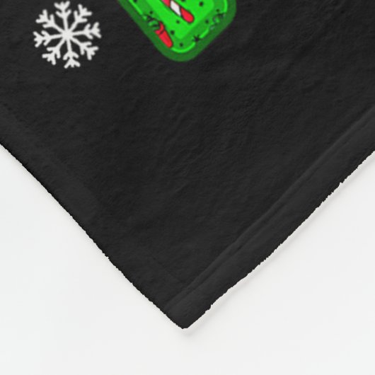 Matching Christmas Santa Hat Ho Ho Ho Meerkat Anim Fleecedecke (Ecke)