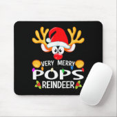 Matching Christmas Very Merry Ps Reindeer  Mousepad (Mit Mouse)
