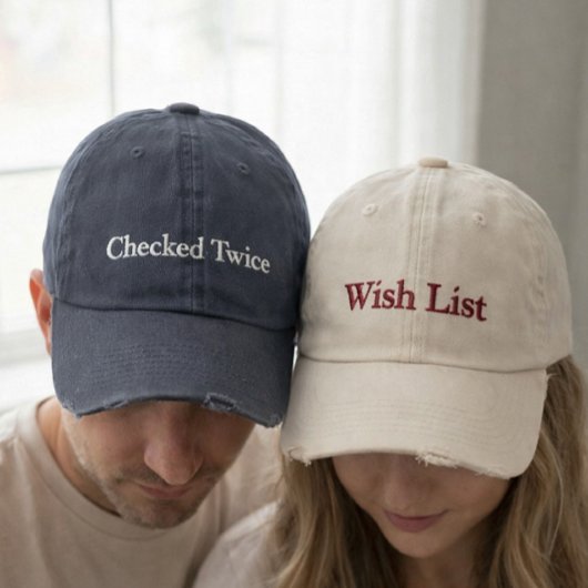 Matching Couple Embroidered Baseball Cap Bestickte Baseballkappe