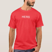 Matching Couple HERS T - Shirt (Vorderseite)