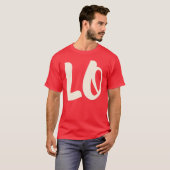 Matching Couple Liebe LO VE Valentine Men T - Shir T-Shirt (Vorne ganz)