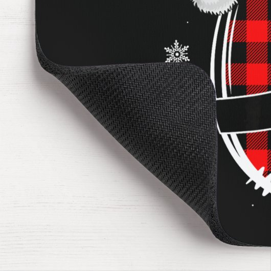 Matching Couples Christmas 6 7 Six Seven Meme Slan Mousepad (Ecke)