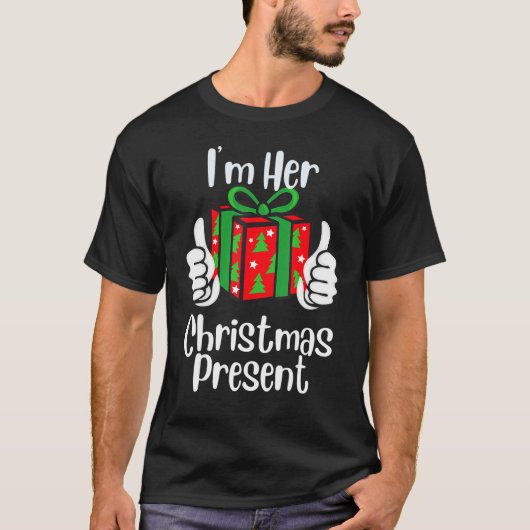 Matching Couples Christmas His And Hers T-Shirt (Vorderseite)