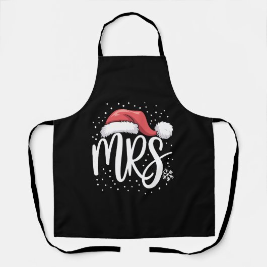 Matching Couples Mr. Wedding Xmas Ugly Santa Schürze (Vorderseite)