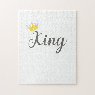 Matching Couples Outfits King and Queen Gift Puzzle