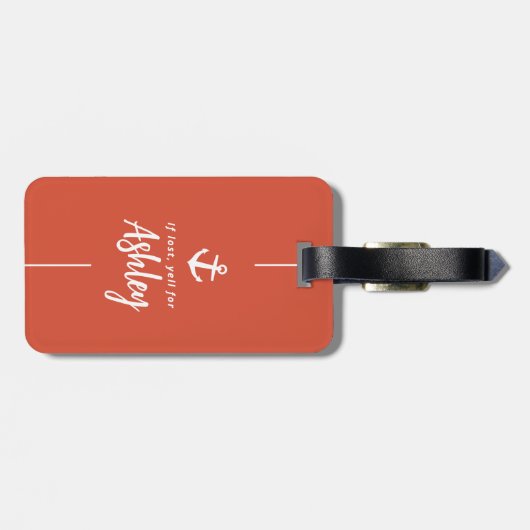 Matching Cruise Trip für benutzerdefinierte Famili Gepäckanhänger (Rückseite horizontal)