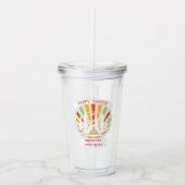 Matching customizable family camping, add name acryltrinkbecher (Vorderseite)