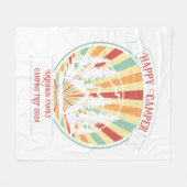 Matching customizable family camping, add name fleecedecke (Vorderseite (Horizontal))