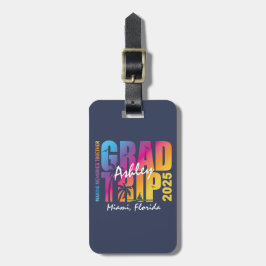 Matching der benutzerdefinierten Abschluss-Trip-Gr Gepäckanhänger