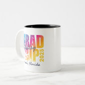 Matching der benutzerdefinierten Abschluss-Trip-Gr Zweifarbige Tasse (Vorderseite Links)