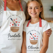 Matching der Master-Koch-Familie Schürze