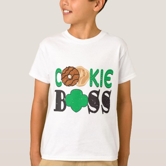 Matching der Scou Cookie Boss Girl Truppenleiter T-Shirt (Vorderseite)