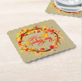 Matching Erntedank Herbstleaf Tones umgerundet Untersetzer (angewinkelt)