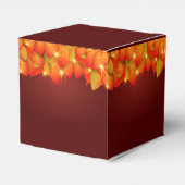 Matching Erntedank Orange Leaf Name Jahr Bevorzugu Geschenkschachtel (Rückseite)