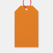 Matching Erntedank Orange Leaf Name Year Gift T Geschenkanhänger (Rückseite)