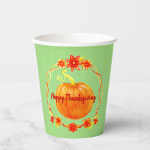 Matching Erntedank Pumpkin on Green