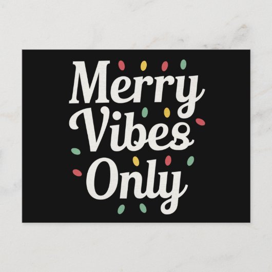 Matching Familie Weihnachten Merry Vibes nur Licht (Vorderseite)