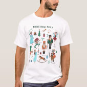 Matching Familie Weihnachten Nutcracker Ballett gr T-Shirt (Vorderseite)