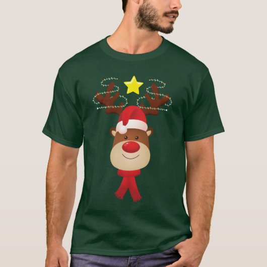 Matching Familie Weihnachten Rein Face Weihnachtsf T-Shirt (Vorderseite)