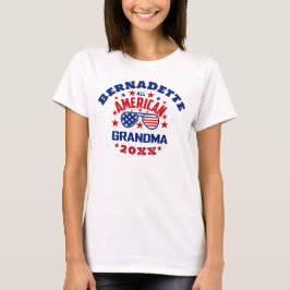 Matching Familienname 4. Juli All American Gran T-Shirt