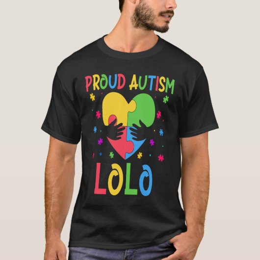 Matching Family Autism Awareness Month Proud Autis T-Shirt (Vorderseite)