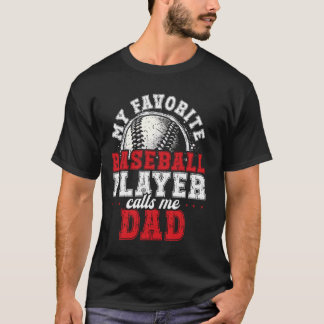 Matching Family Baseball Gift Vater Team Foto Fath T-Shirt
