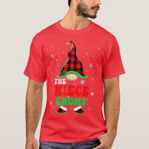 Matching Family Buffalo Kariert den Nichte Gnome C T-Shirt