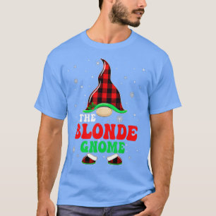 Matching Family Buffalo Kariert die Blonde Gnome C T-Shirt