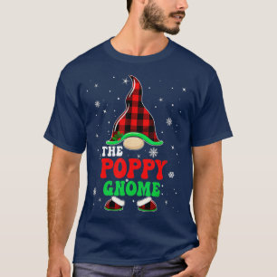 Matching Family Buffalo Kariert die Poppy Gnome Ch T-Shirt