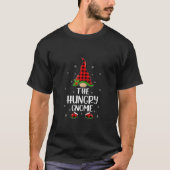 Matching Family Buffalo Plaid The Hungry Gnome Chr T-Shirt (Vorderseite)