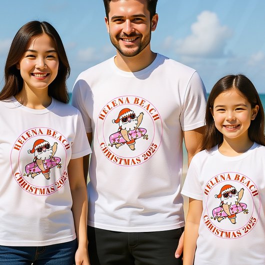 Matching Family Christmas Beach Vacation Shirts