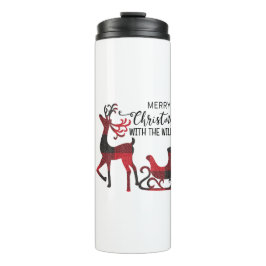 Matching Family Christmas | Personalisiert modern Thermosbecher