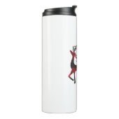 Matching Family Christmas | Personalisiert modern Thermosbecher (Nach links gedreht)