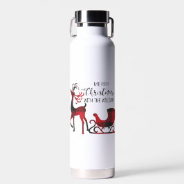 Matching Family Christmas | Personalisiert modern Trinkflasche