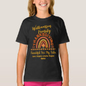 Matching Family Erntedank Rainbow Names Year T-Shirt (Vorderseite)