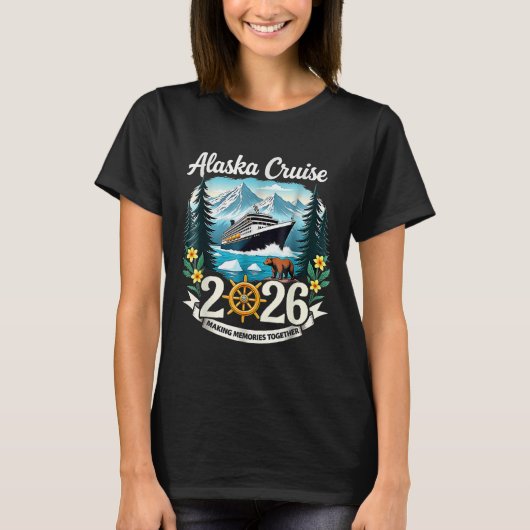 Matching Family Friends And Group Alaska Cruise 20 T-Shirt (Vorderseite)