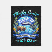 Matching Family Friends And Group Alaskan Alaska C Fleecedecke (Vorderseite)