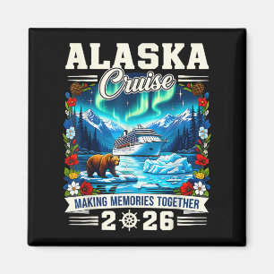 Matching Family Friends and Group Alaskan Alaska C Magnet