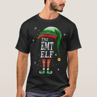 Matching Family Funny The Emt Elf Weihnachten T-Shirt