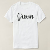 Matching Family Groom T-Shirt (Design vorne)