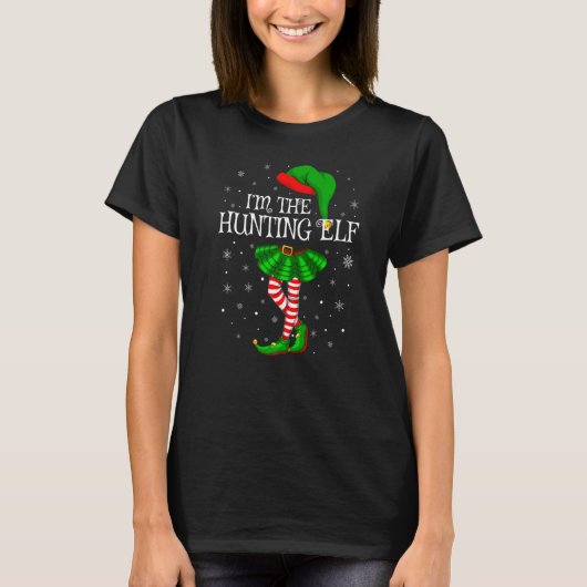 Matching Family Group Ich bin die Jagdelf Christma T-Shirt (Vorderseite)
